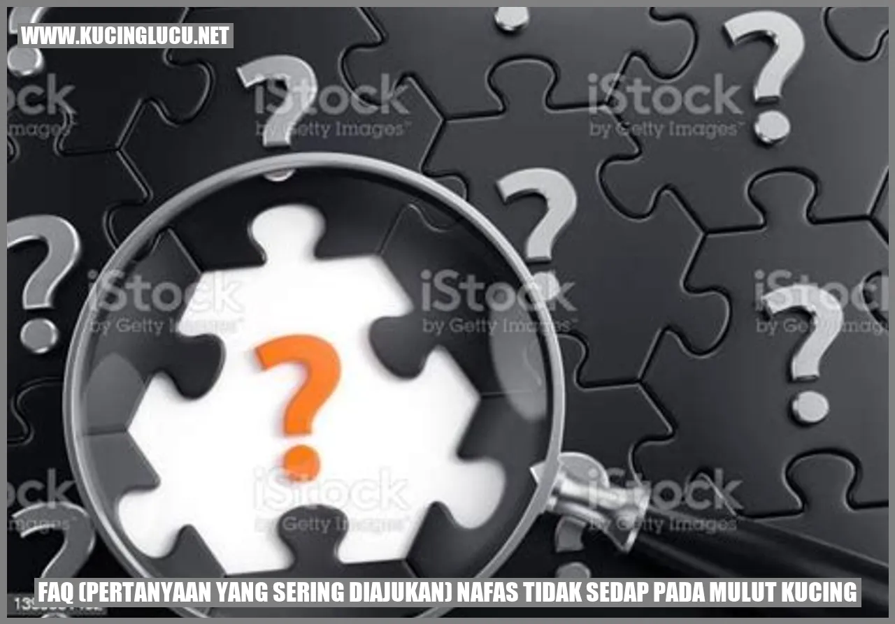 Gambar tentang FAQ (Pertanyaan yang Sering Diajukan) nafas tidak sedap pada mulut kucing