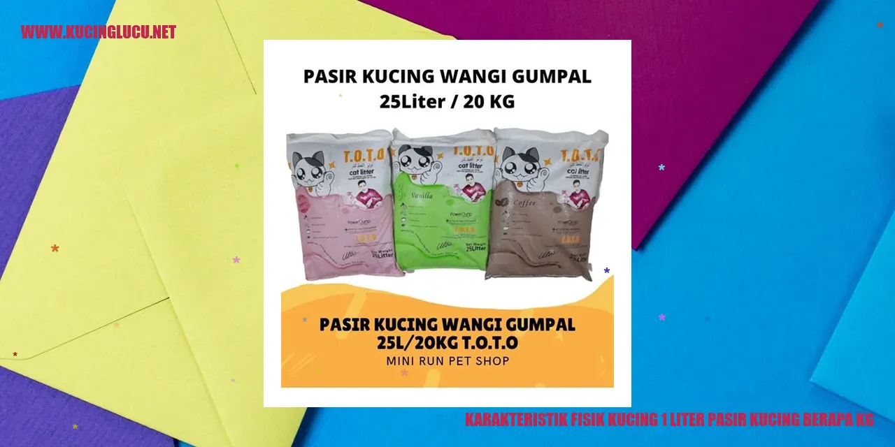 Karakteristik Fisik Kucing