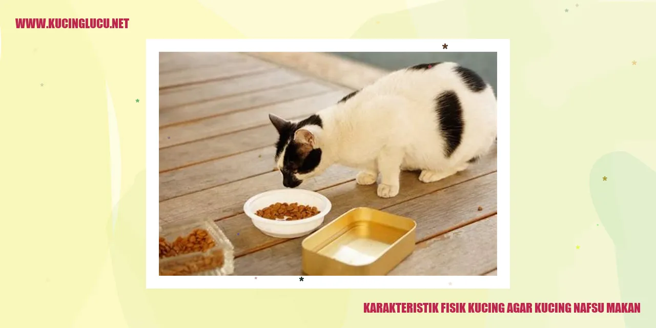 Karakteristik Fisik Kucing