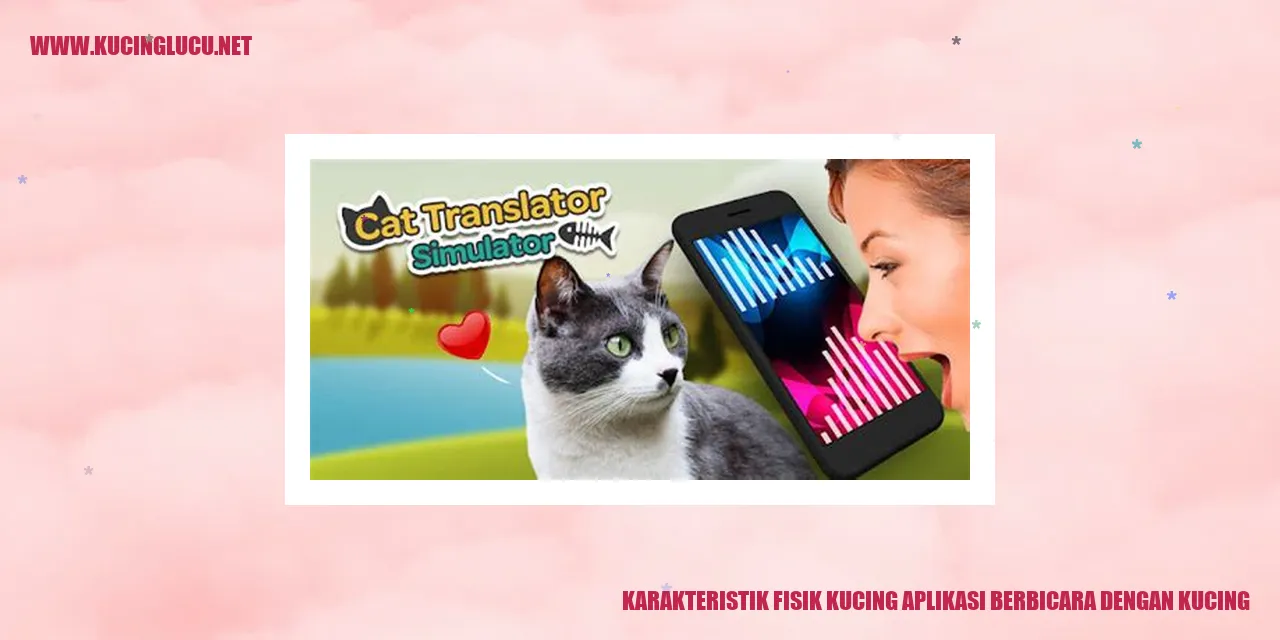 Foto Karakteristik Fisik Kucing