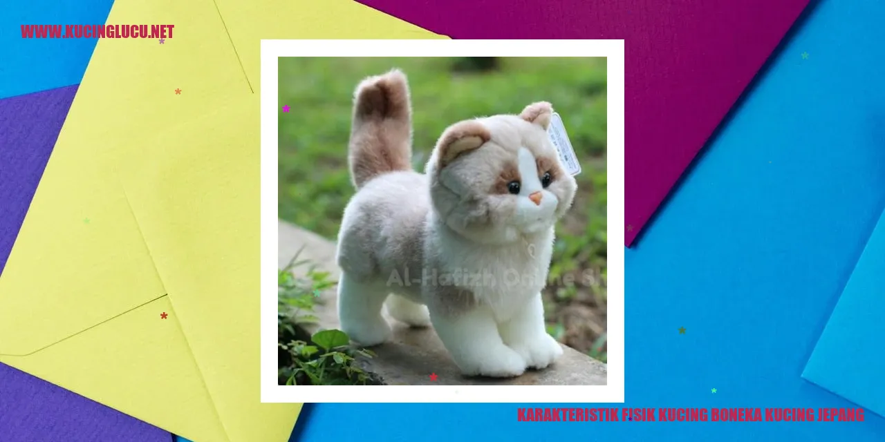 Karakteristik Fisik Kucing boneka kucing jepang