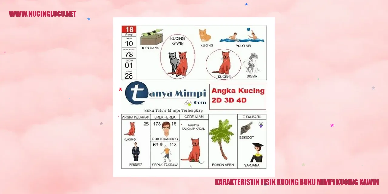 Kucing Buku Mimpi Kucing Kawin