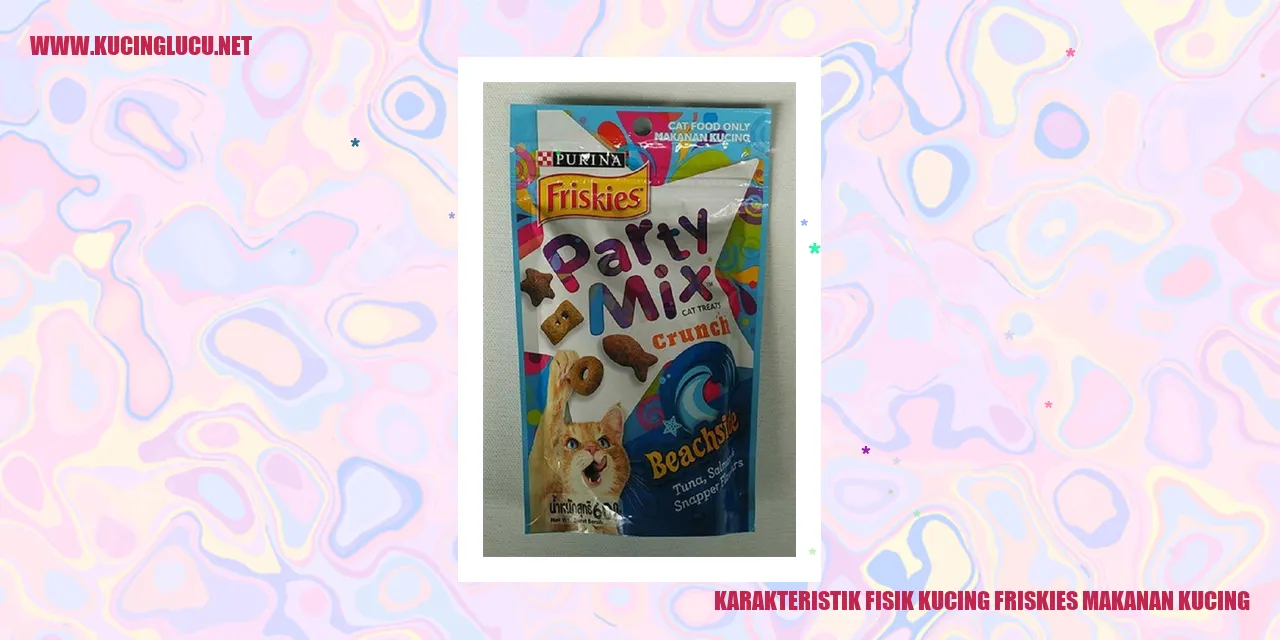 Karakteristik Fisik Kucing Friskies Makanan Kucing