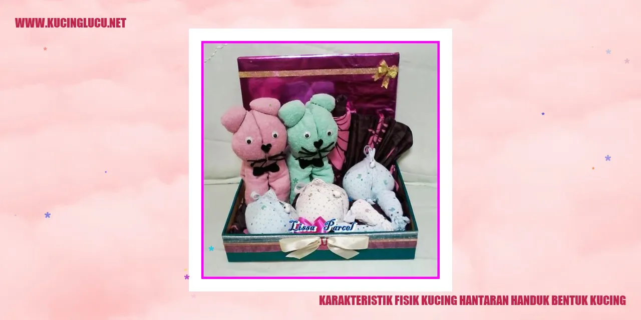 Hantaran Handuk Bentuk Kucing