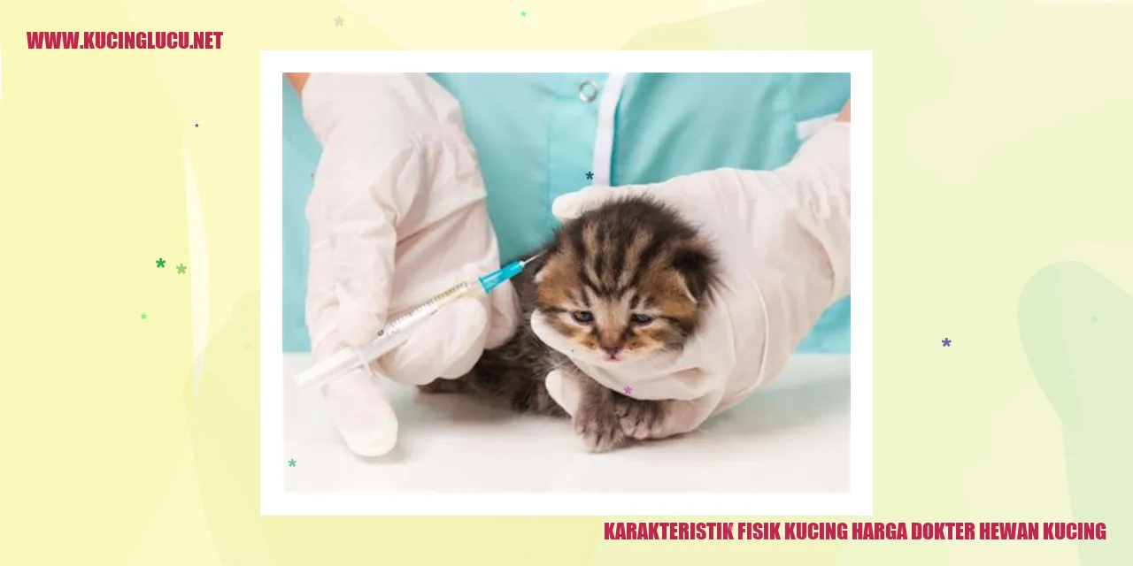 Karakteristik Fisik Kucing