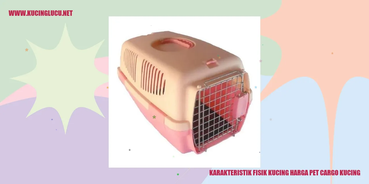 Karakteristik Fisik Kucing
