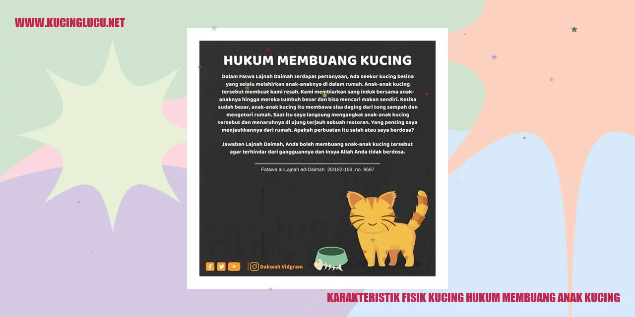 Karakteristik Fisik Kucing