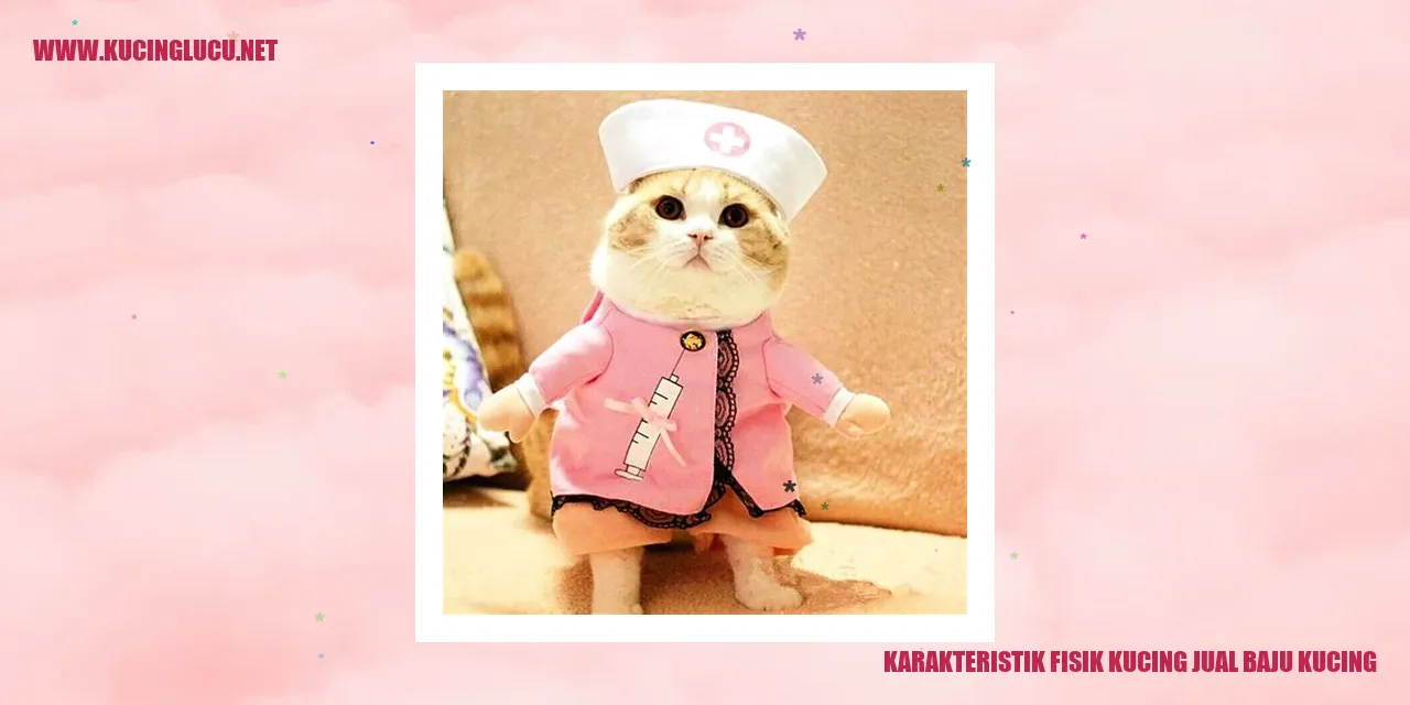 Karakteristik Fisik Kucing dan Jualan Aksesoris Kucing