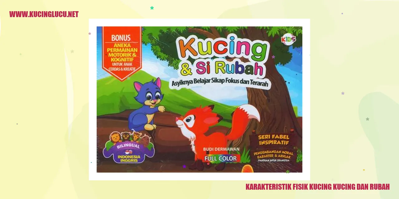 Gambar Kucing dan Rubah