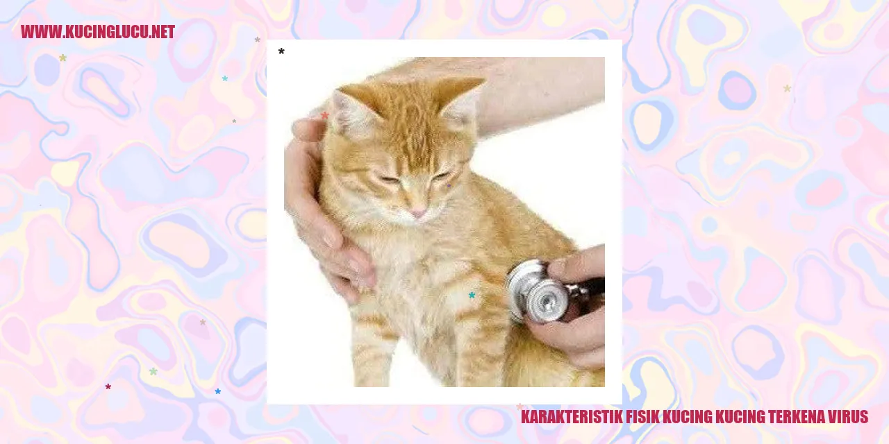 Karakteristik Fisik Kucing yang Terkena Virus