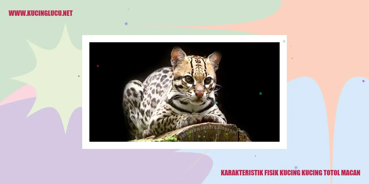 Karakteristik Fisik Kucing Kucing Totol Macan
