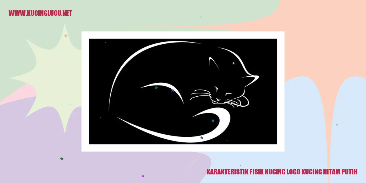 Karakteristik Fisik Kucing Logo Kucing Hitam Putih
