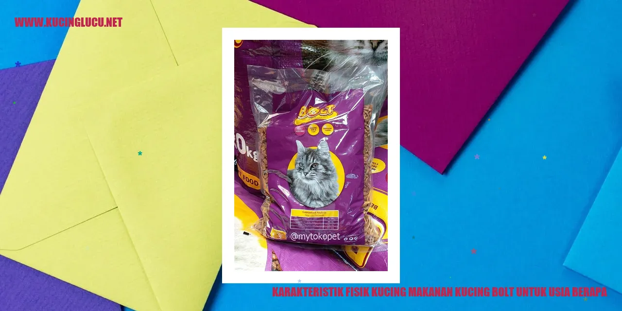 Karakteristik Fisik Kucing