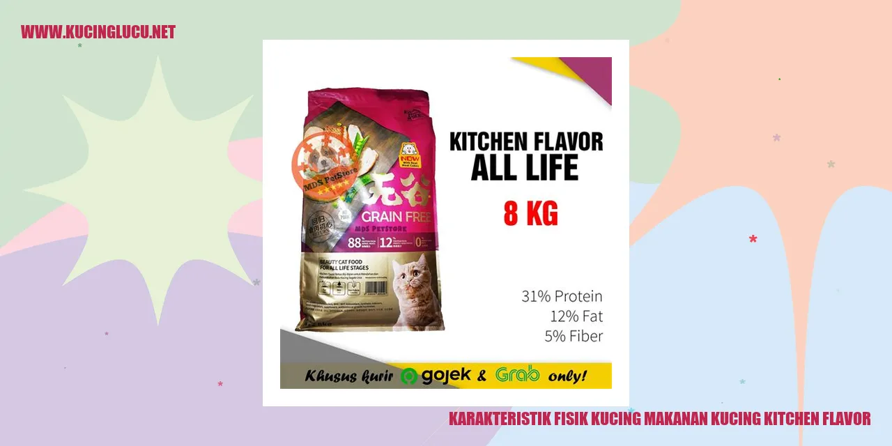 Karakteristik Fisik Kucing makanan kucing kitchen flavor