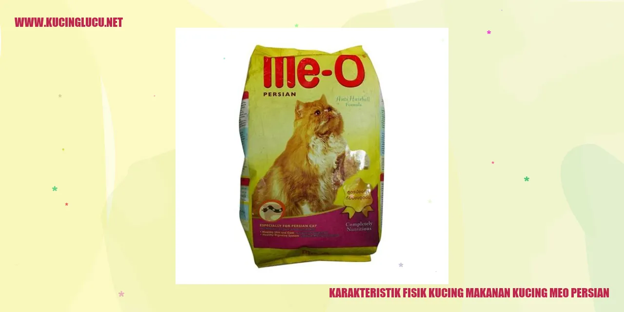 Gambar Karakteristik Fisik Kucing Meo Persian