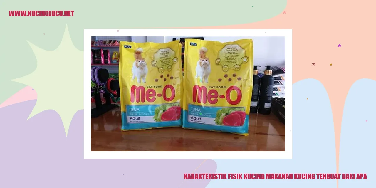 Karakteristik Fisik Kucing dan Makanan Kucing