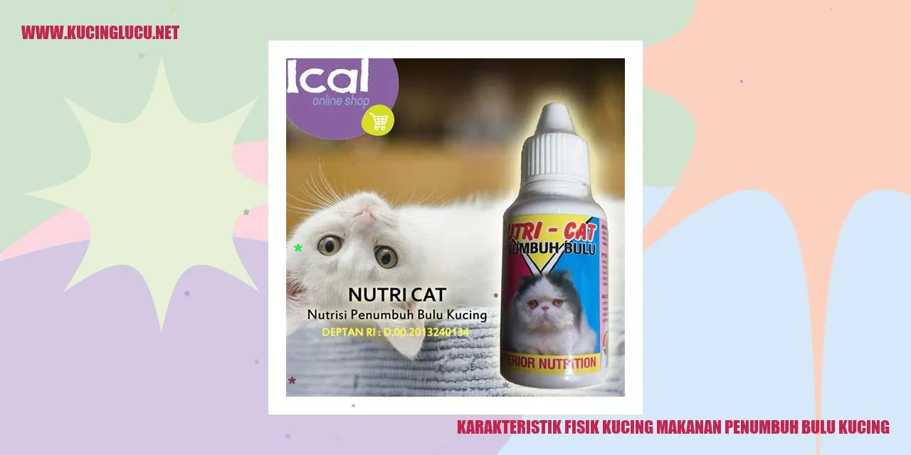 Karakteristik Fisik Kucing