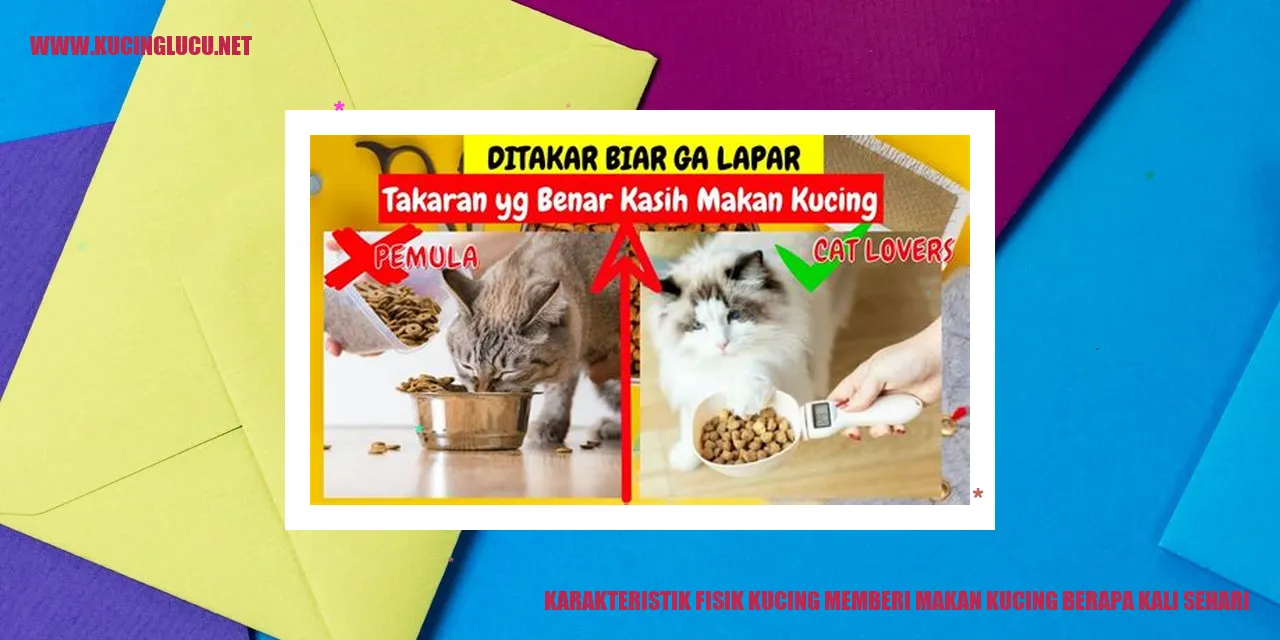 Karakteristik Fisik Kucing
