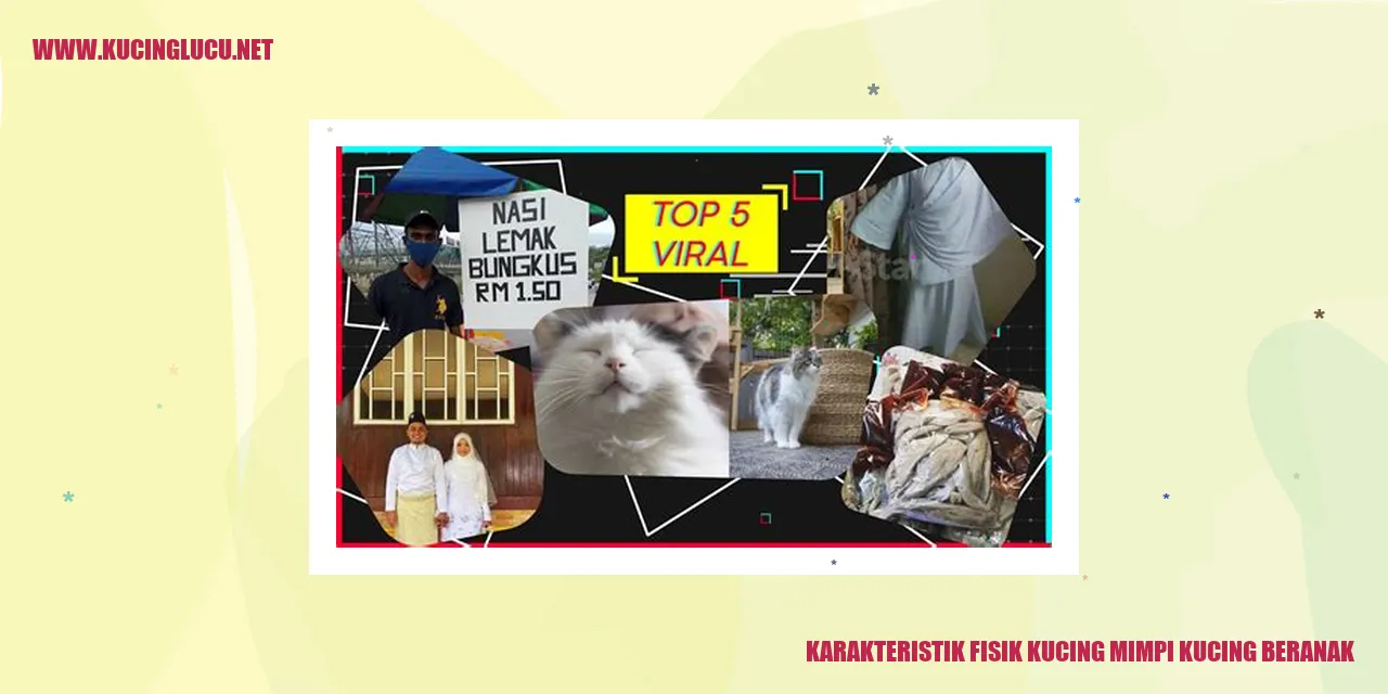 Karakteristik Fisik Kucing