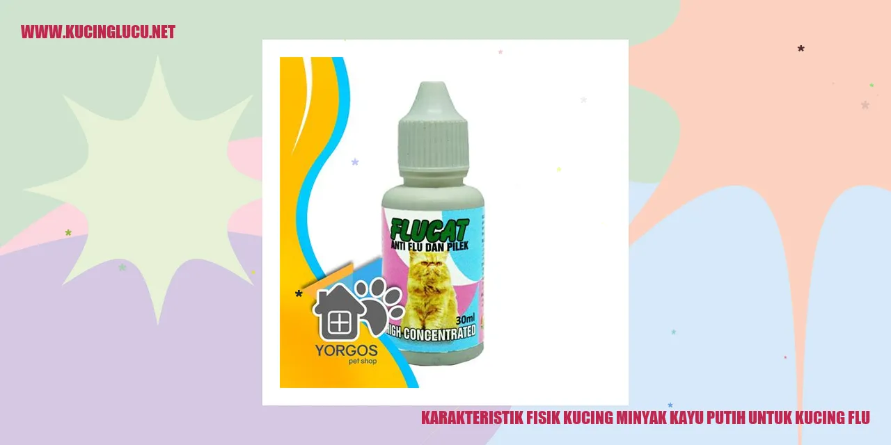 Ilustrasi Khasiat Minyak Kayu Putih untuk Kucing Flu