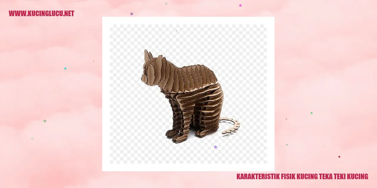Karakteristik Fisik Kucing Teka-Teki Kucing