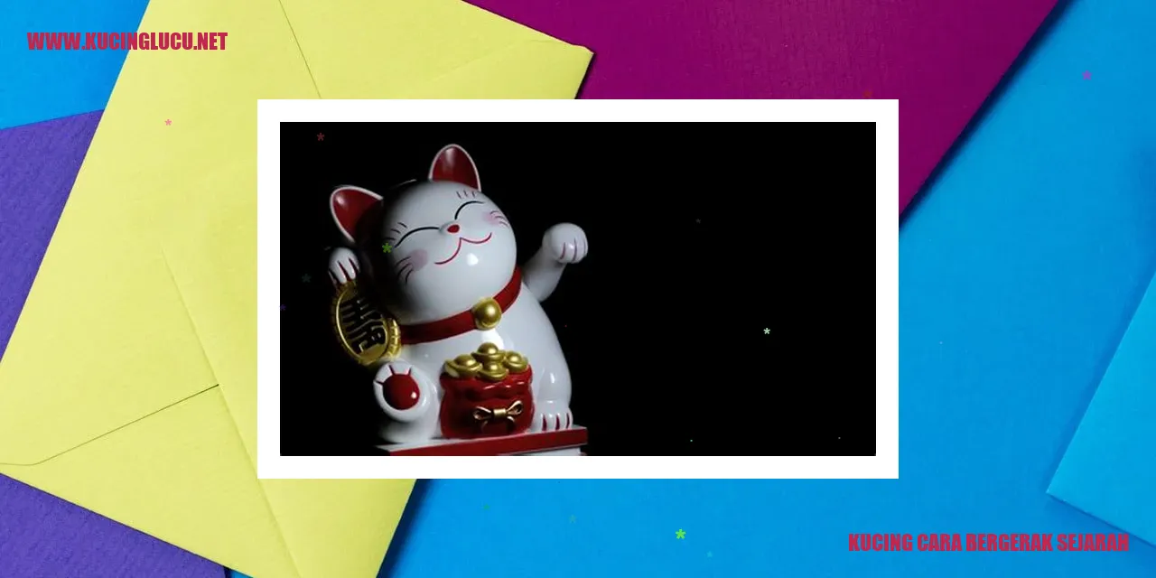 Kucing cara bergerak sejarah