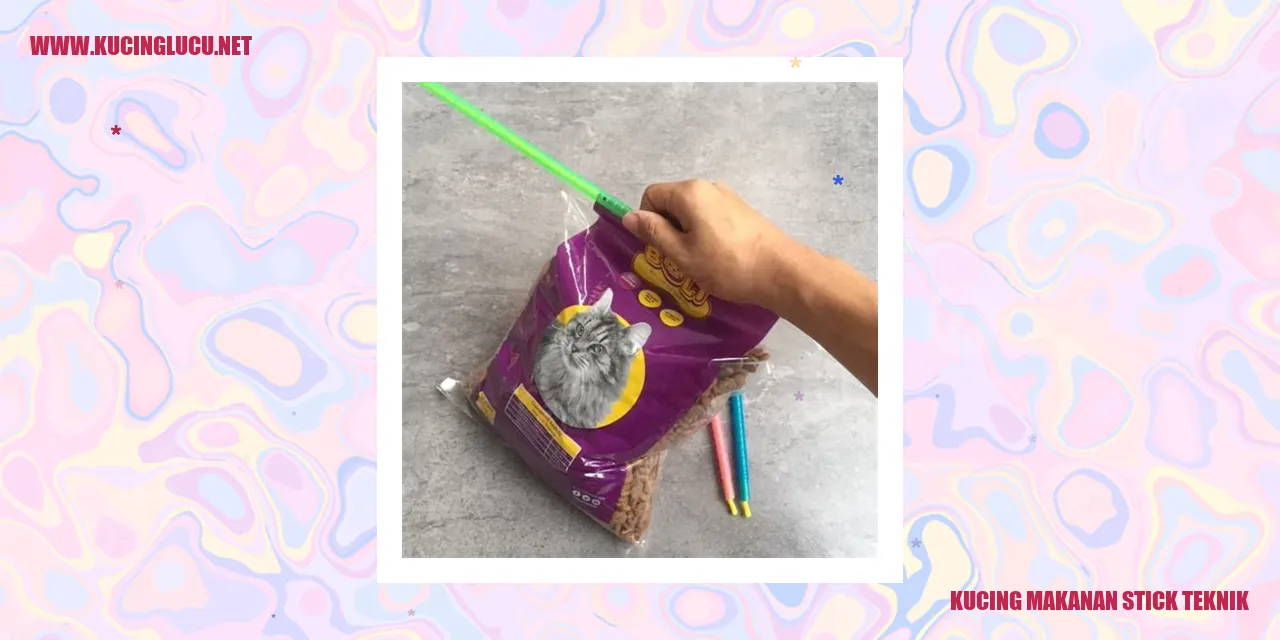 Kucing Makanan Stick Teknik