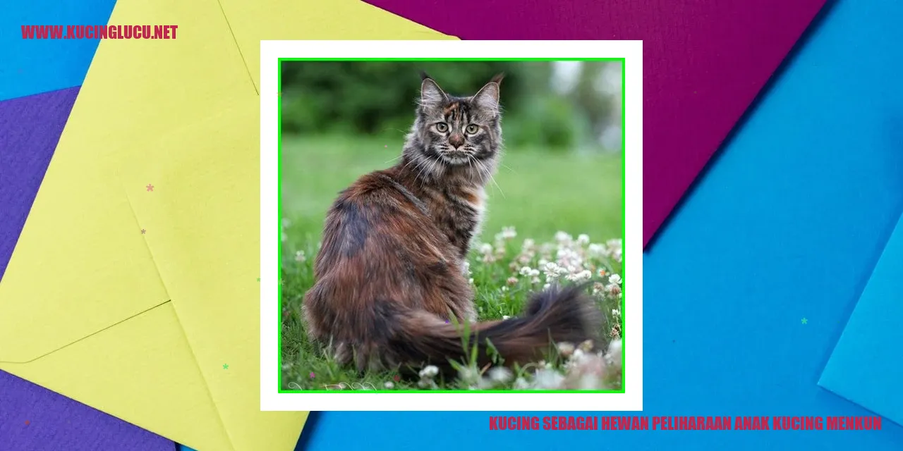 Kucing sebagai Hewan Peliharaan
