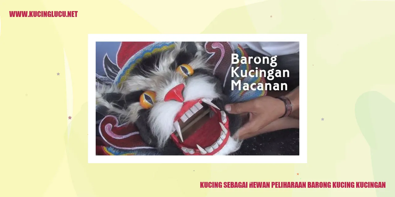 Kucing sebagai Hewan Peliharaan
