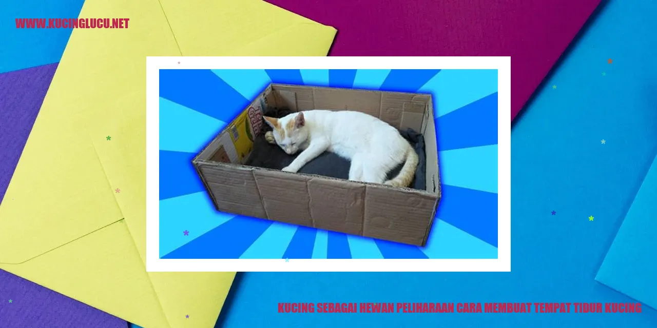 Gambar kucing yang nyaman di tempat tidurnya