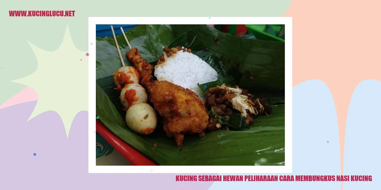 membungkus nasi kucing itu penting