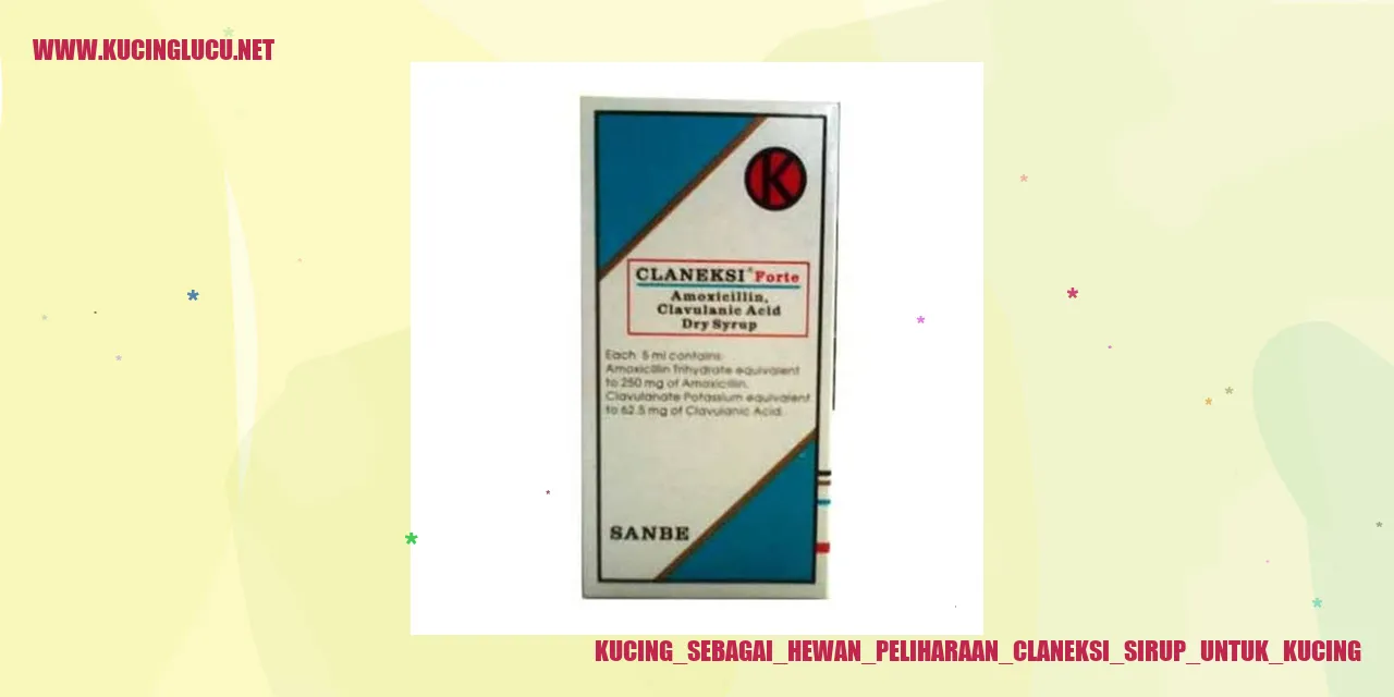Kucing dan Sirup untuk Kucing