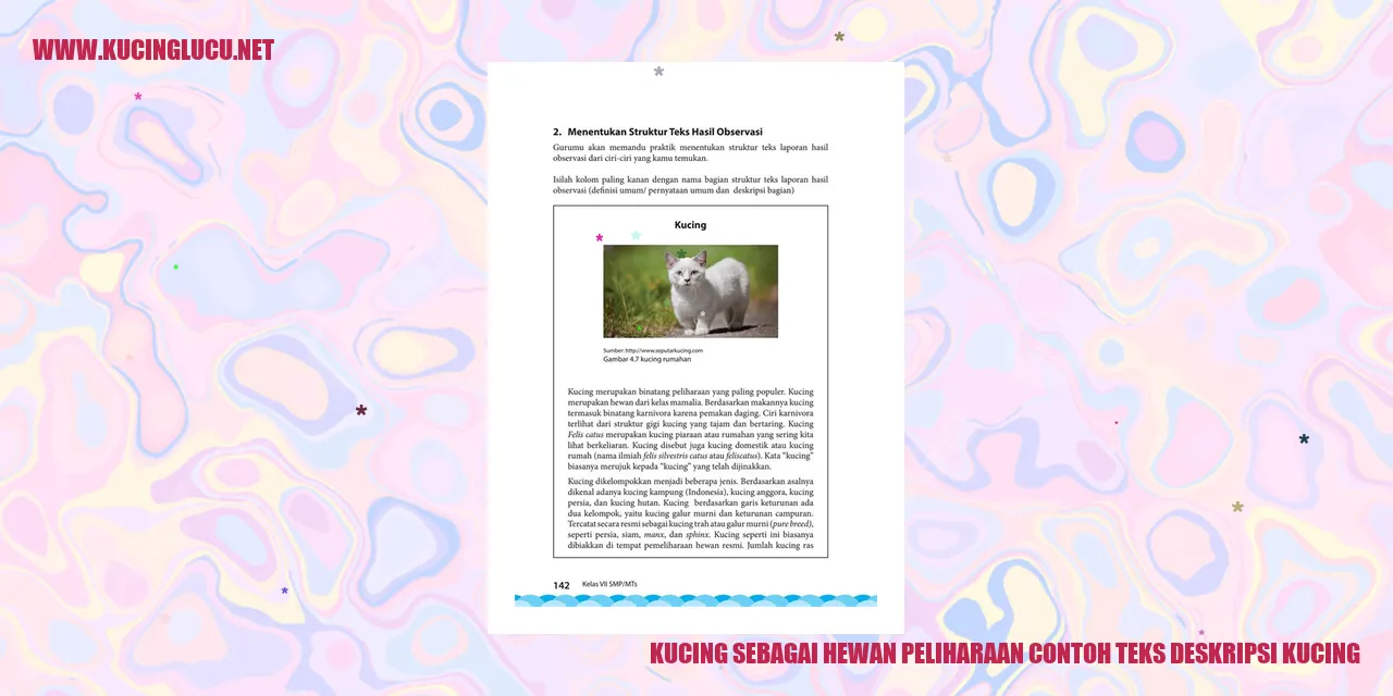 kucing sebagai hewan peliharaan