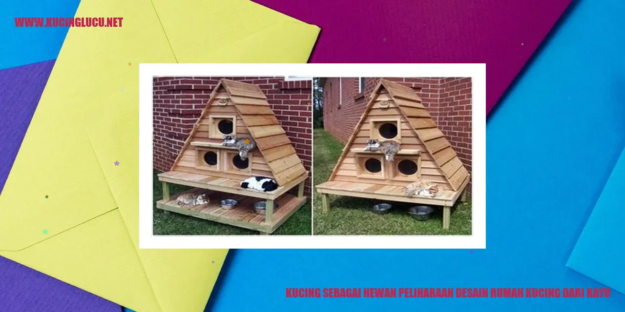 gambar rumah kucing dari kayu