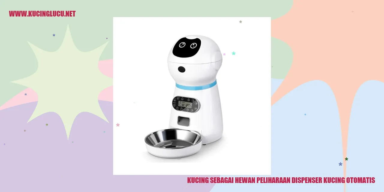 Kucing sebagai Hewan Peliharaan dispenser kucing otomatis