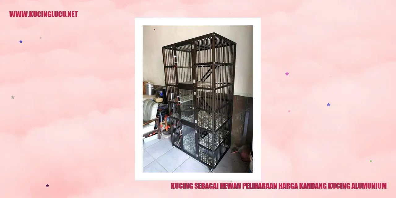 Kandang Kucing Alumunium