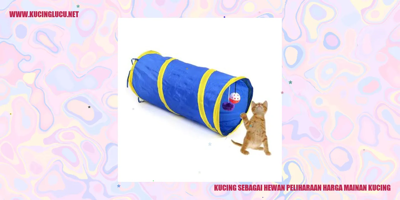Kucing bermain dengan mainannya