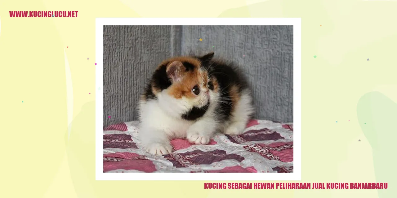 Kucing sebagai Hewan Peliharaan