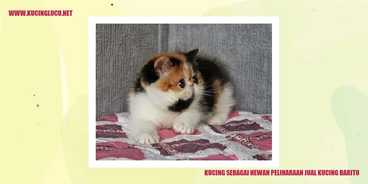 Kucing sebagai Hewan Peliharaan