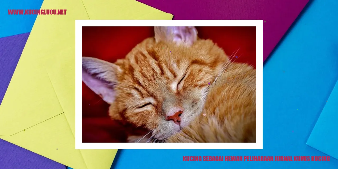 Kucing sebagai Hewan Peliharaan