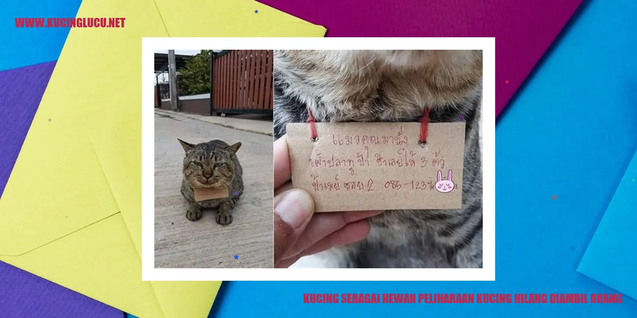 Kucing sebagai Hewan Kesayangan