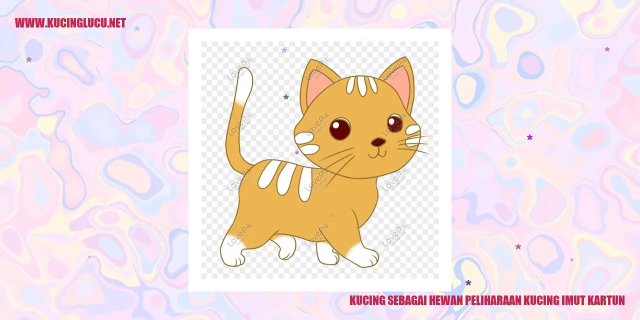 Ilustrasi kucing yang menggemaskan