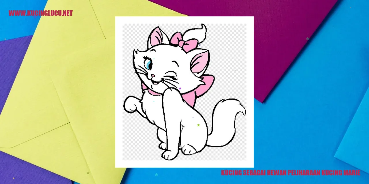 Kucing sebagai Hewan Peliharaan kucing marie
