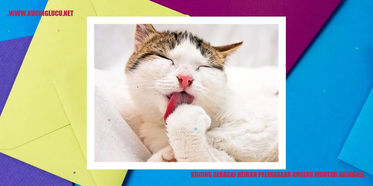 Kucing mengalami masalah hairball