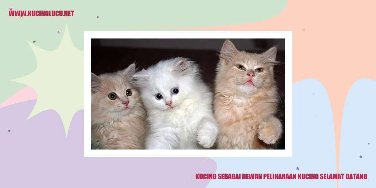 Kucing sebagai Hewan Peliharaan
