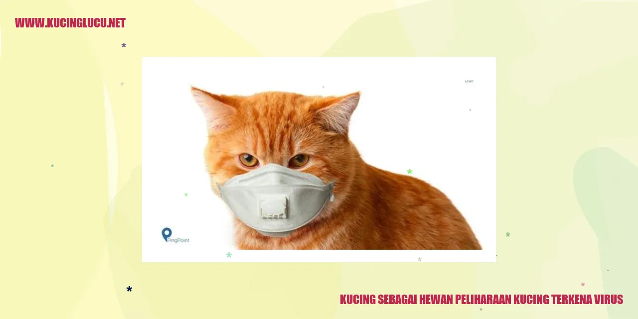 Kucing sebagai Hewan Peliharaan kucing terkena virus