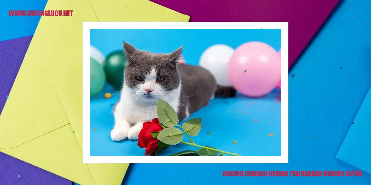 Potret kucing yang menggemaskan