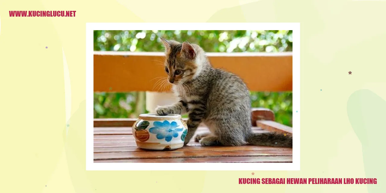 Kucing sebagai Hewan Peliharaan