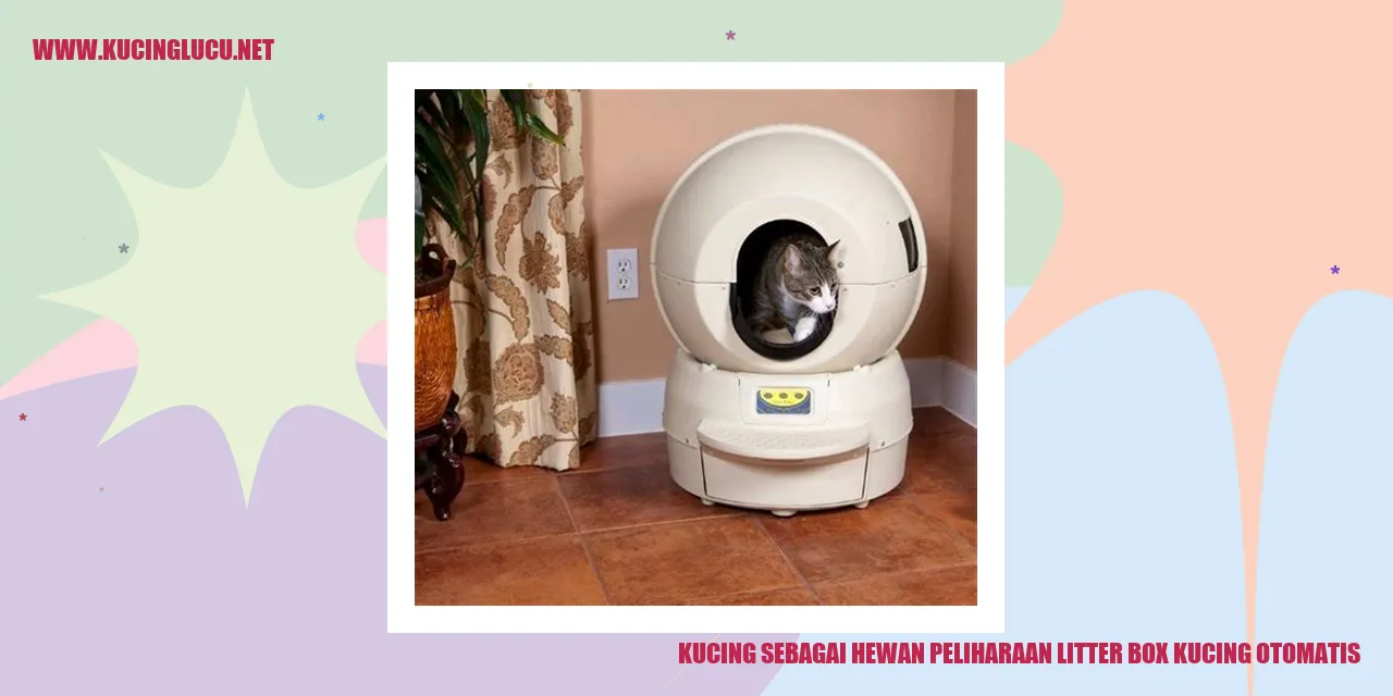 Kucing menggunakan litter box kucing otomatis