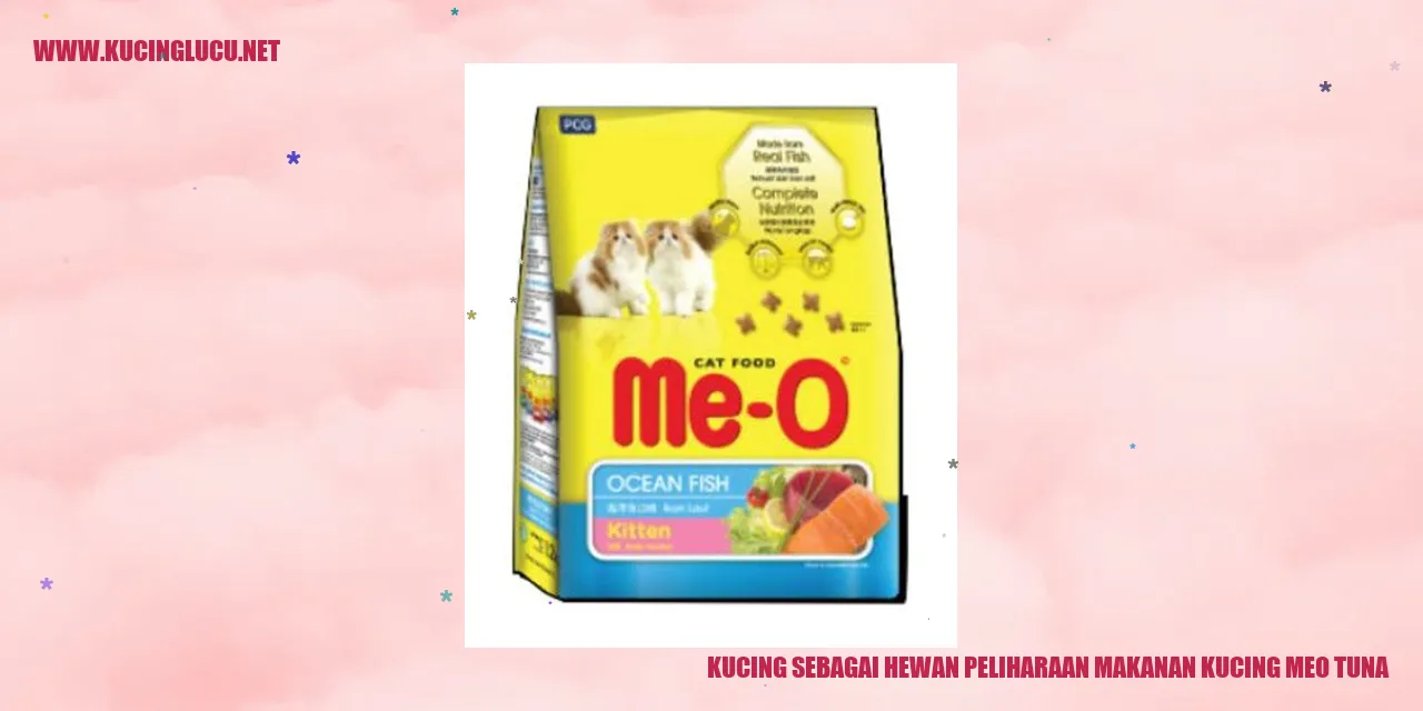 Kucing sebagai Hewan Peliharaan makanan kucing meo tuna
